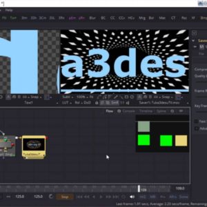 Blackmagic Design Fusion８　超簡単なタイトルバックの作り方をUPしました。