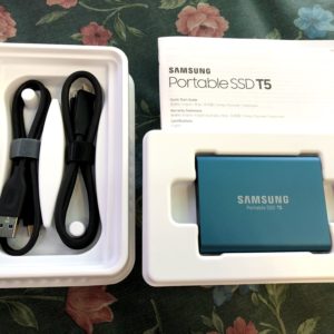 SAMSUNG MU-PA500B/IT 外付けSSD T5が届きました。