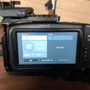 Blackmagic Pocket Cinema Camera 4K　SAMSUNG SSD T5認識しない問題解決法